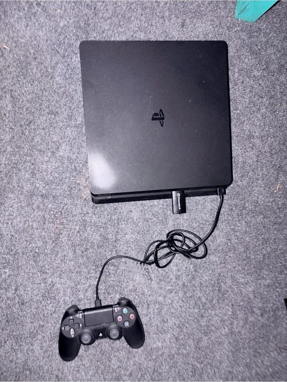 Black PlayStation 4 Console with Wireless Bluetooth Controller
